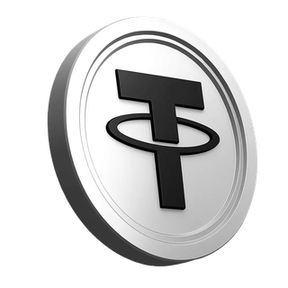 Tether USDT-mynt avbildat i plattformens informationsdel